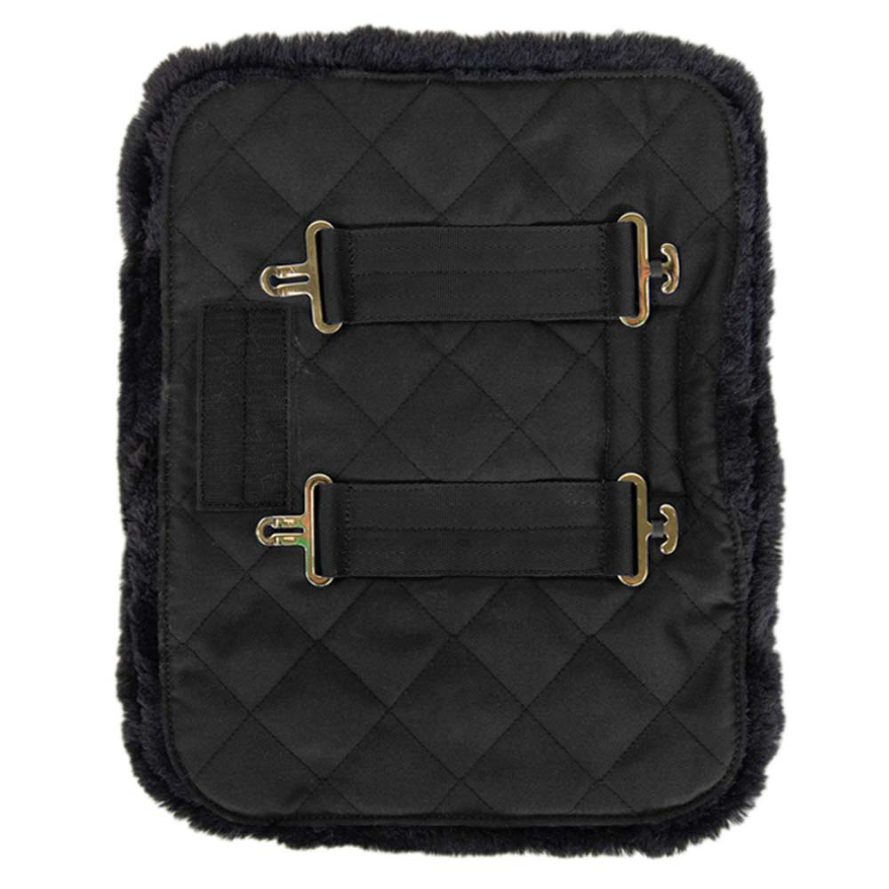 Bogforlenger Quilted with Vegan Sheepskin Svart