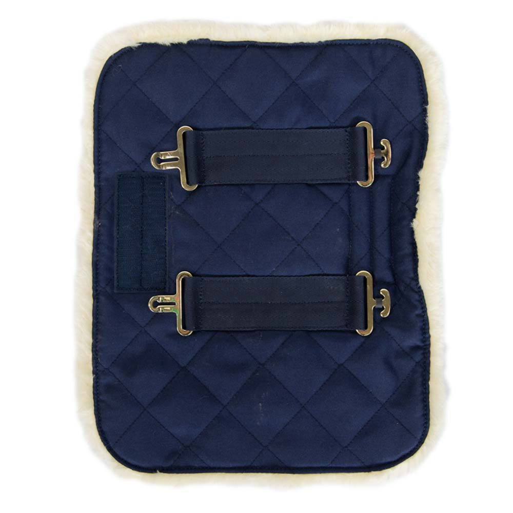 Bogforlenger Quilted with Vegan Sheepskin Marineblå