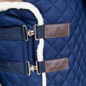 Bogforlenger Quilted with Vegan Sheepskin Marineblå Bogforlenger Quilted with Vegan Sheepskin Marineblå