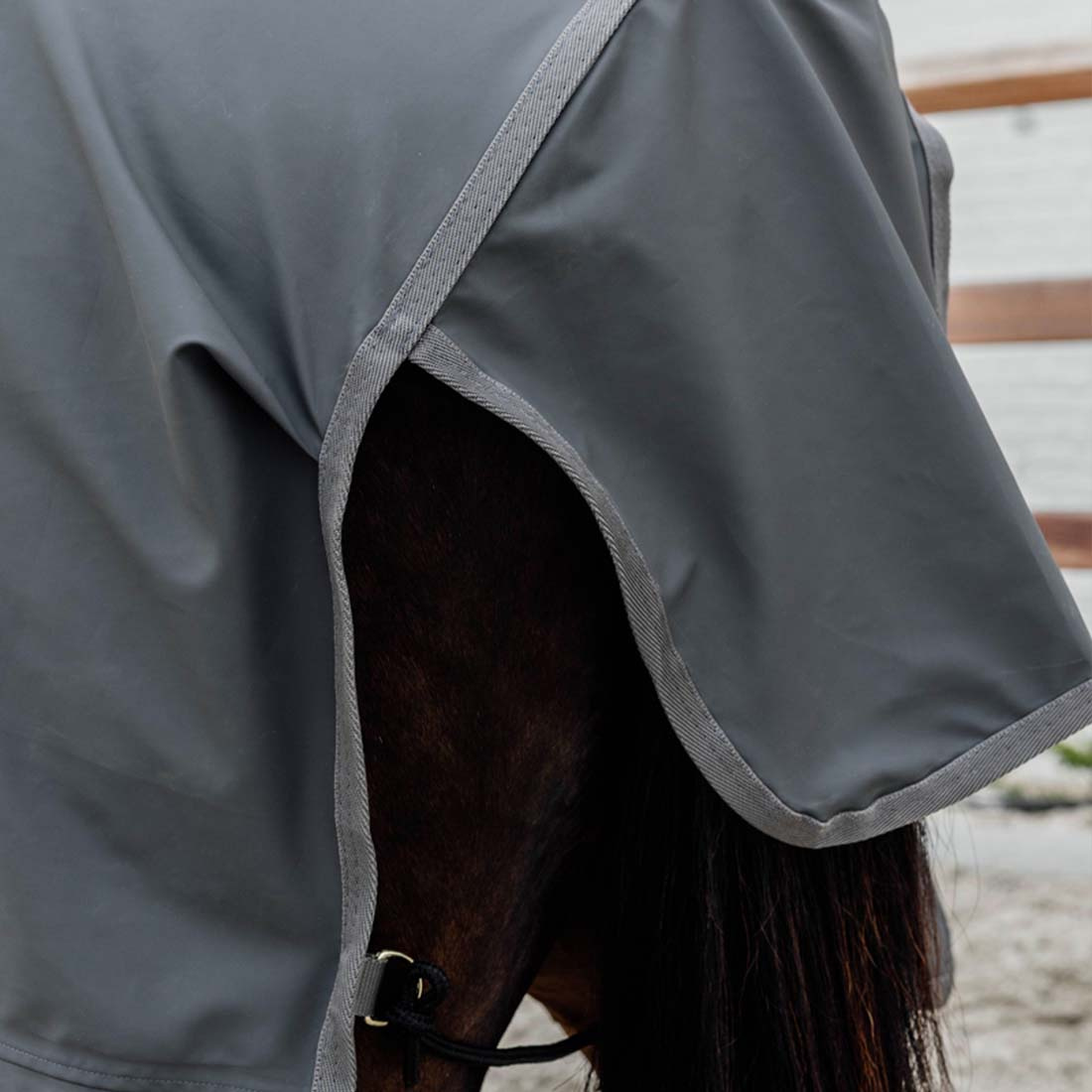 Rideregndekken Hurricane Grå