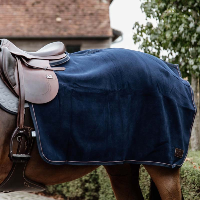 Lendedekken Fleece Heavy Marineblå