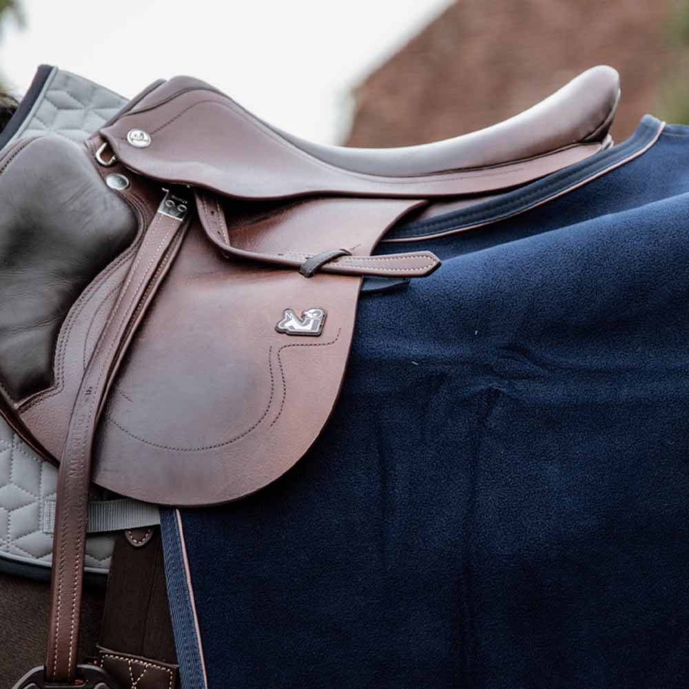 Lendedekken Fleece Heavy Marineblå