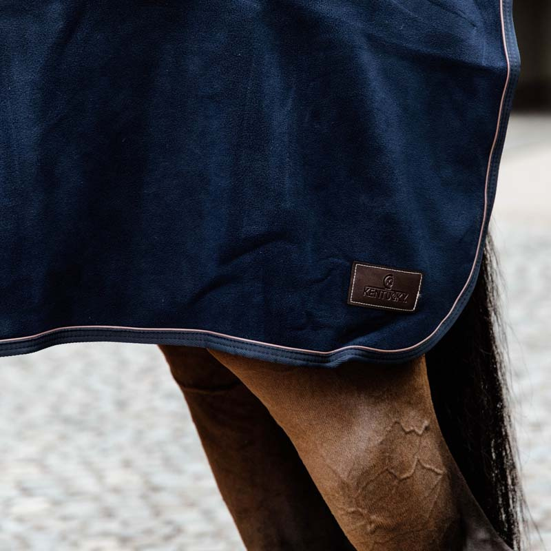 Lendedekken Fleece Heavy Marineblå