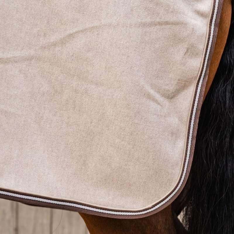 Fleecedekken Heavy Melange Beige