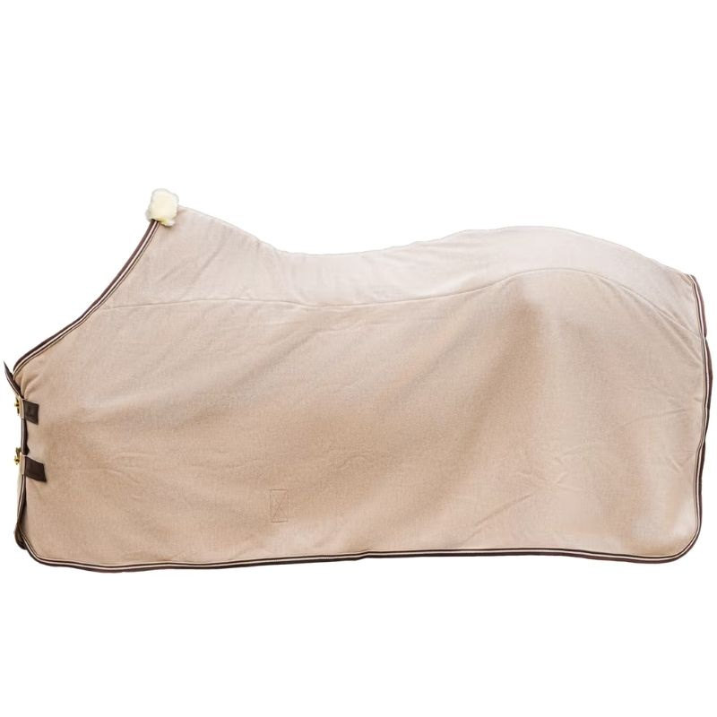 Fleecedekken Heavy Melange Beige