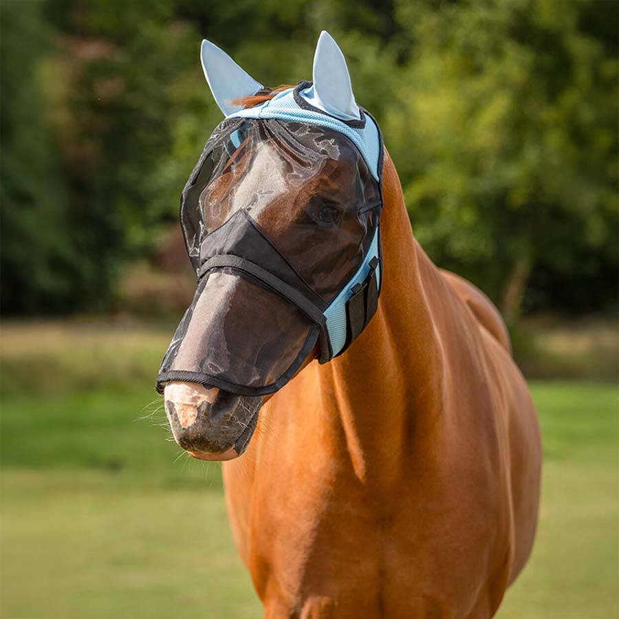 Fluemaske Detachable Nose Lyseblå