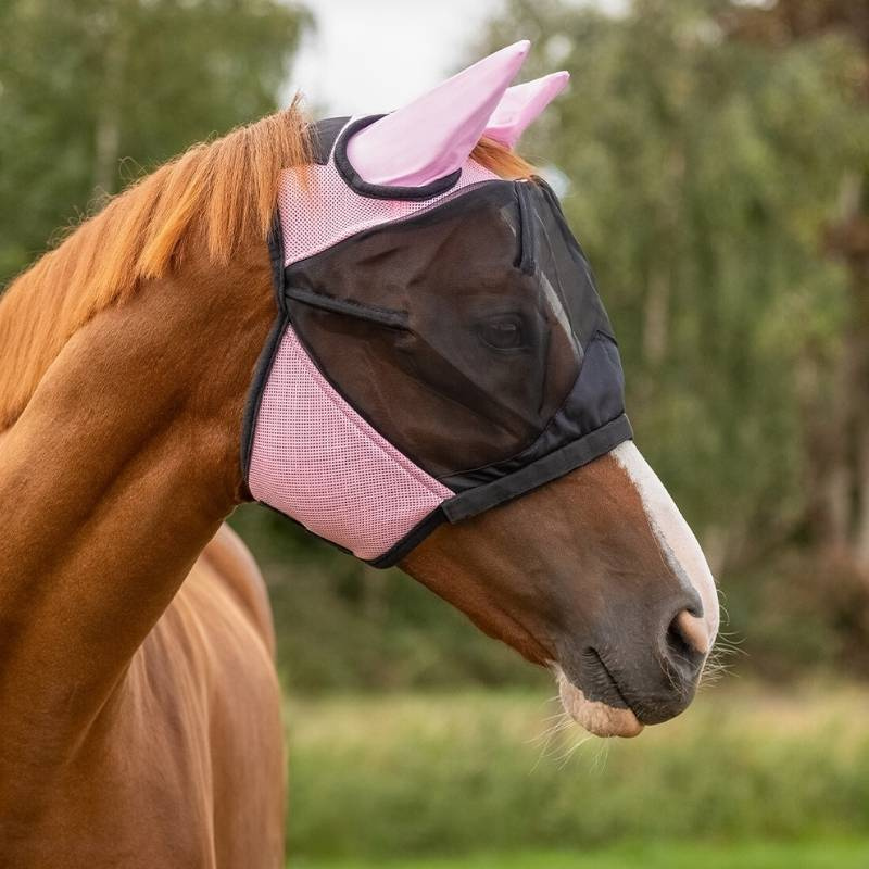 Fluemaske Detachable Nose Rosa