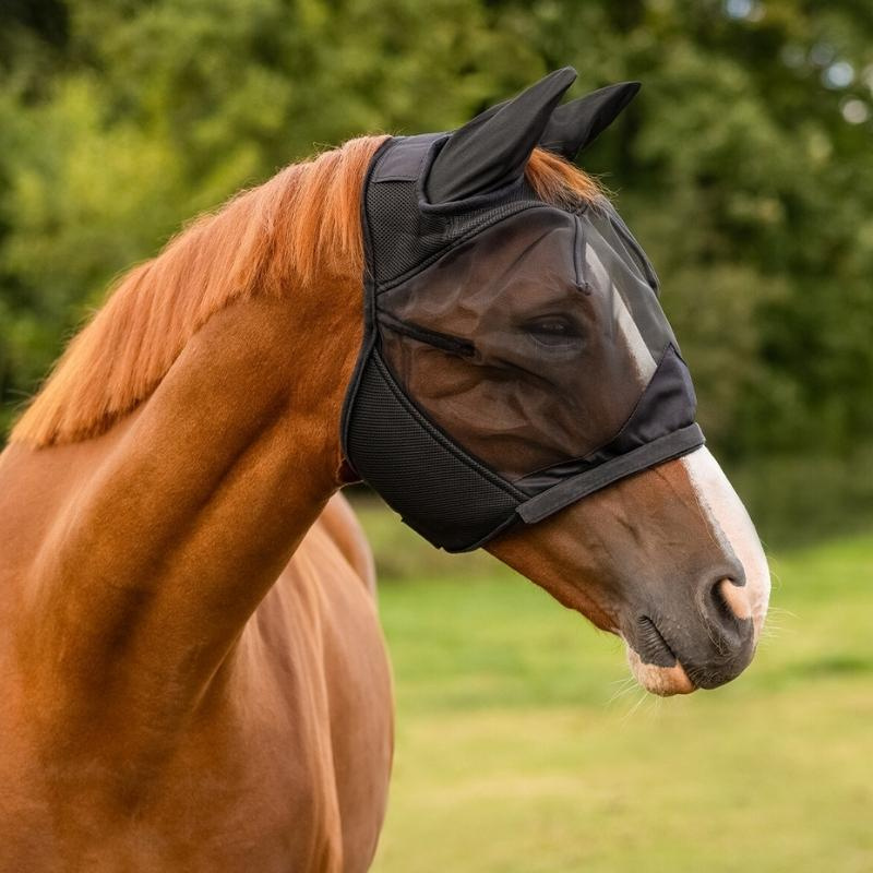 Fluemaske Detachable Nose Svart