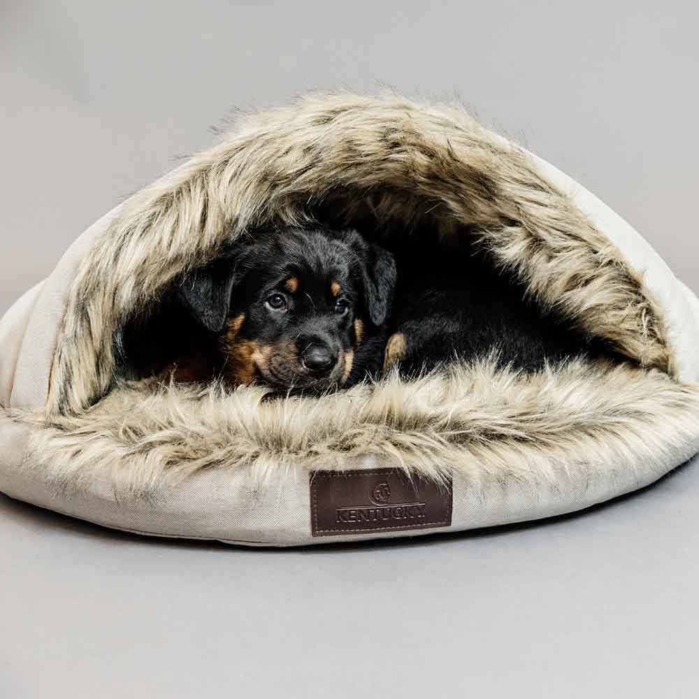 Hundeseng Igloo Beige
