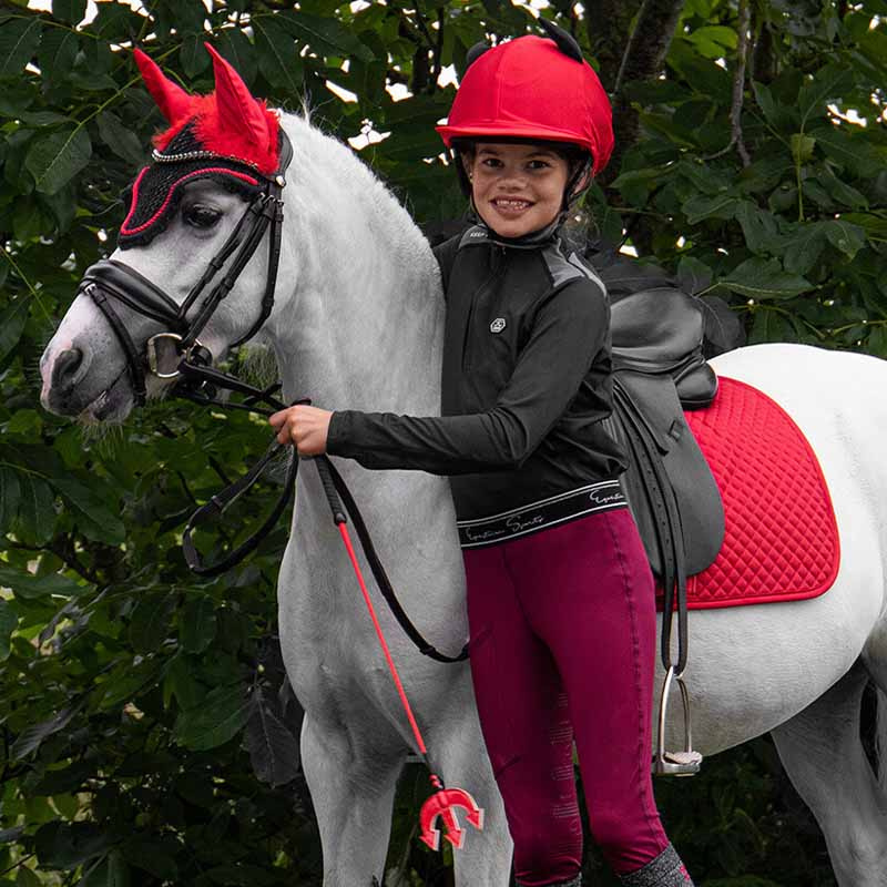 Ørehette Halloween Devil Rød/Svart