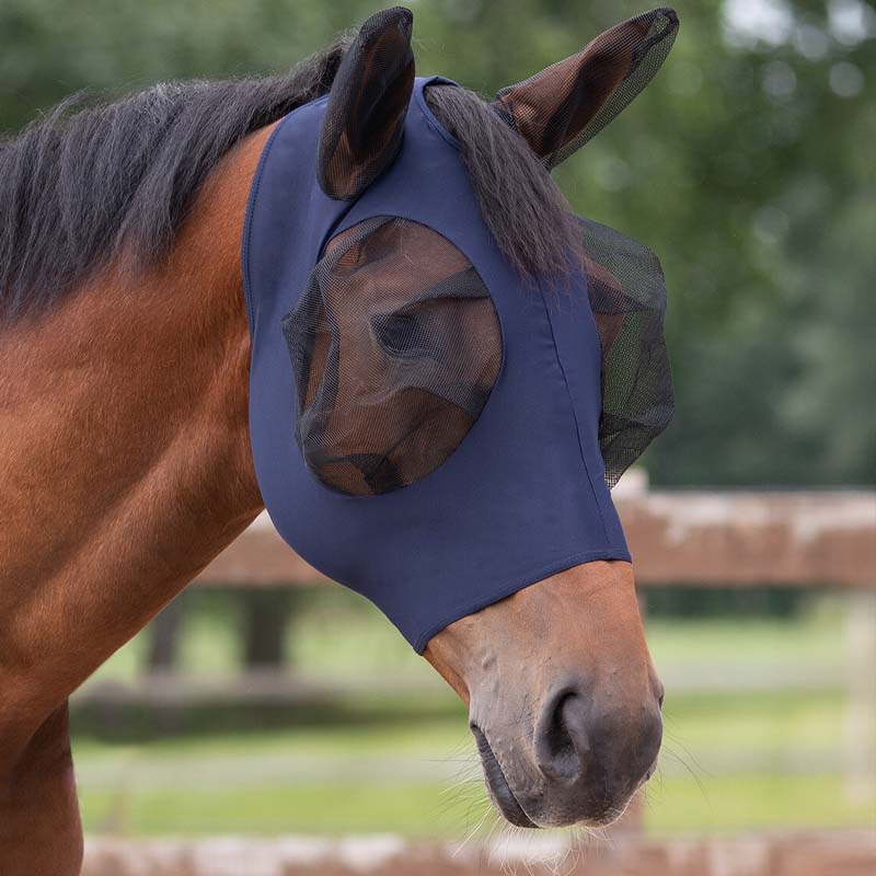 Fluemaske Super Bug Marineblå