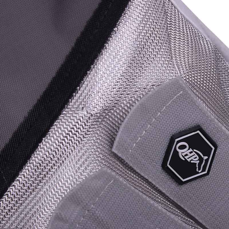 Fluemaske med nese Solarie UV Grå