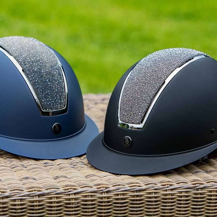 Ridehjelm Omega Glamourous Svart/Gunmetal