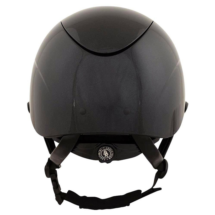Ridehjelm Theta Plus Glossy Svart/Gunmetal