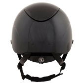 Ridehjelm Theta Plus Glossy Svart/Gunmetal Ridehjelm Theta Plus Glossy Svart/Gunmetal