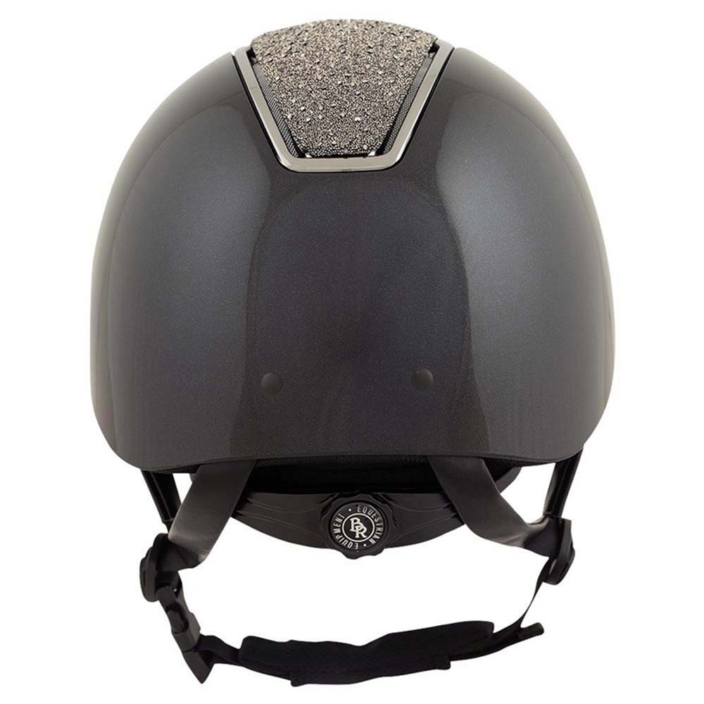 Ridehjelm Omega Glamourous Glossy Svart/Gunmetal