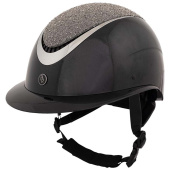 Ridehjelm Theta Glamourous Glossy Svart/Gunmetal Ridehjelm Theta Glamourous Glossy Svart/Gunmetal