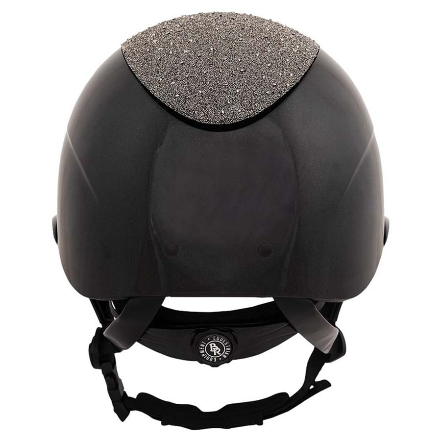 Ridehjelm Theta Glamourous Glossy Svart/Gunmetal