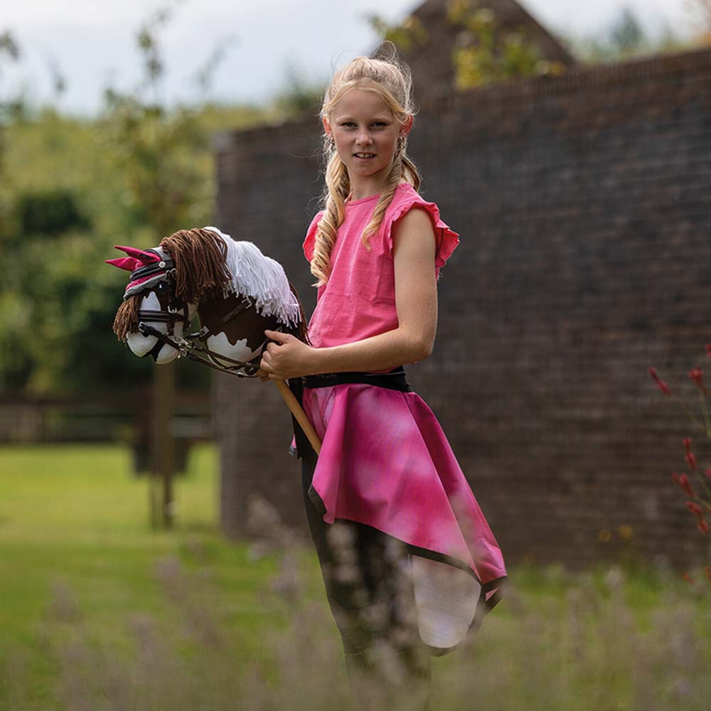 Ridedekken til Kjepphest Rosa