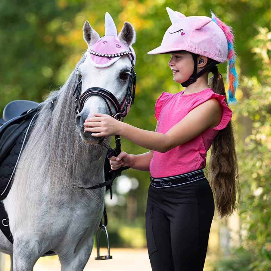 Ørehette Unicorn Rosa
