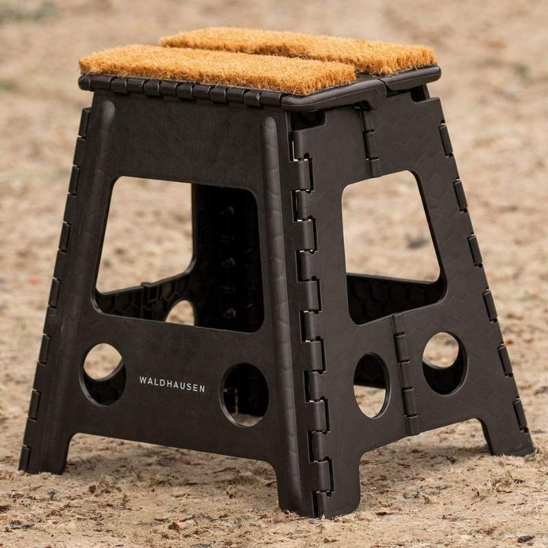 Sammenleggbar Stallkrakk Coconut Fibre Svart