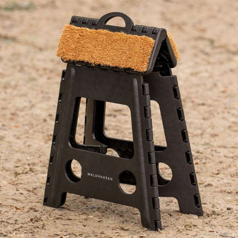 Sammenleggbar Stallkrakk Coconut Fibre Svart