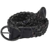 Belte Braided Stone Svart Belte Braided Stone Svart