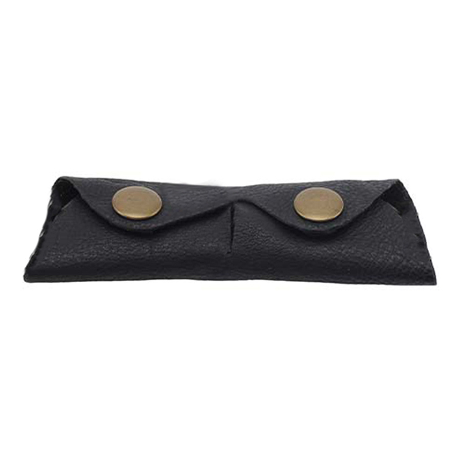 Kinnkjedebeskytter Lær HG Svart