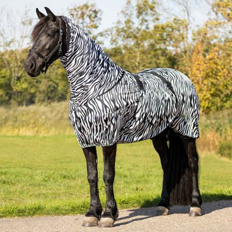 Eksemdekken Big Neck Zebra Svart/Hvit