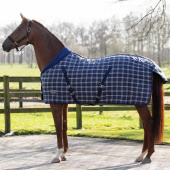 Stalldekken Luxury Check 300g 1200D Marineblå Stalldekken Luxury Check 300g 1200D Marineblå