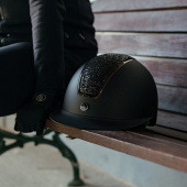 Ridehjelm HS Vision Silhouette Svart Ridehjelm HS Vision Silhouette Svart