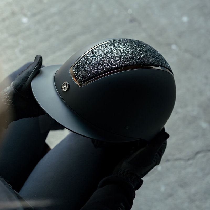 Ridehjelm HS Vision Silhouette Svart