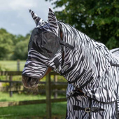 Fluedekken med avtagbar hals og hette Zebra Svart/Hvit Fluedekken med avtagbar hals og hette Zebra Svart/Hvit