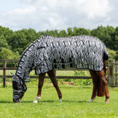 Fluedekken med avtagbar hals og hette Zebra Svart/Hvit Fluedekken med avtagbar hals og hette Zebra Svart/Hvit