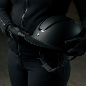 Ridehjelm HS Vision Shadow Chrome Svart Ridehjelm HS Vision Shadow Chrome Svart