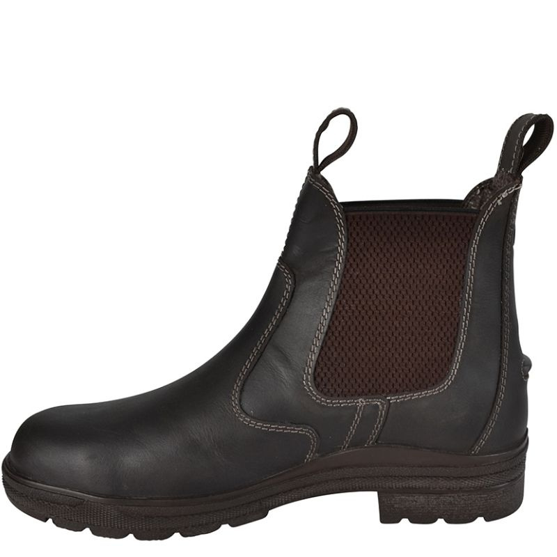 Jodhpurs HS Leather Steel Toe Brun