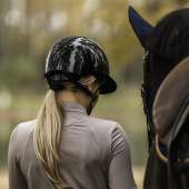 Ridehjelm HS MIPS Vision Glitter Svart Ridehjelm HS MIPS Vision Glitter Svart