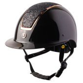 Ridehjelm HS MIPS Vision Chrome Svart/Roségull Ridehjelm HS MIPS Vision Chrome Svart/Roségull
