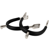 Sporer HS Rubber-Coated 15mm Svart/Sølv Sporer HS Rubber-Coated 15mm Svart/Sølv