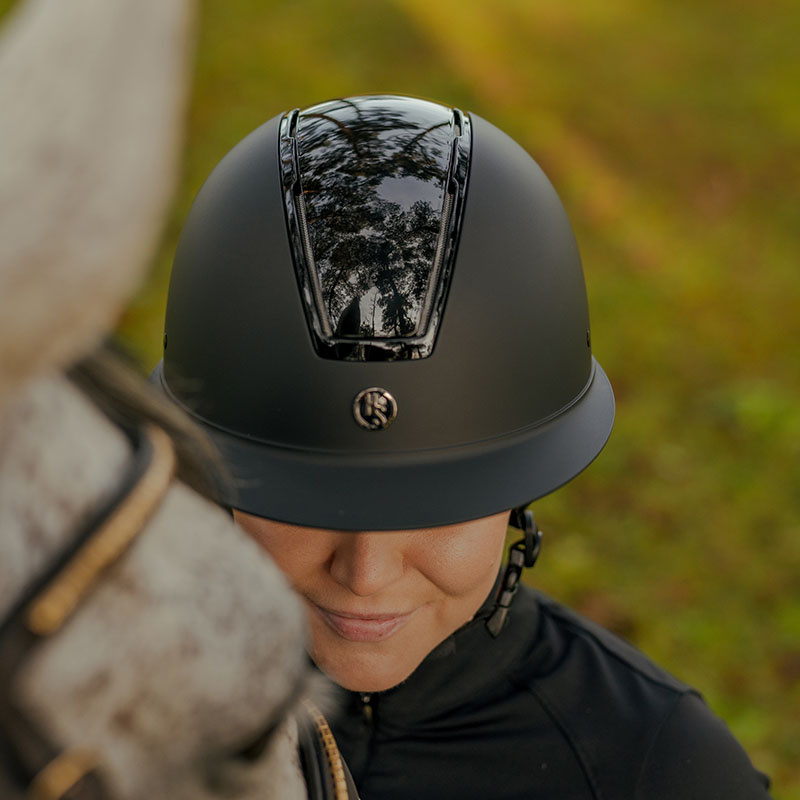 Ridehjelm HS MIPS Vision Matt Agat Svart