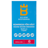 Steril kompress for hest 5-pakk Hvit 10x20 cm Steril kompress for hest 5-pakk Hvit 10x20 cm