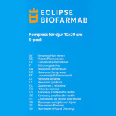 Steril kompress for hest 5-pakk Hvit 10x20 cm Steril kompress for hest 5-pakk Hvit 10x20 cm