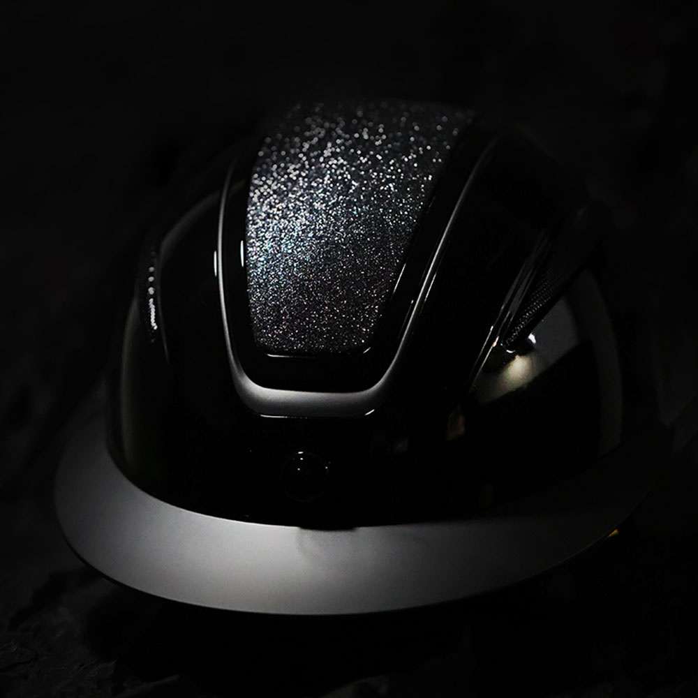 Ridehjelm HS MIPS Air Shiny Svart