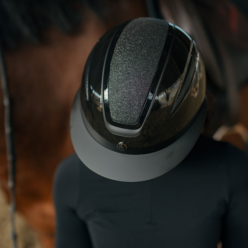 Ridehjelm HS MIPS Air Shiny Svart