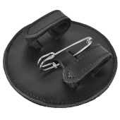 Nummerlapp HS Vegan Leather Strass 2-pk Svart Nummerlapp HS Vegan Leather Strass 2-pk Svart