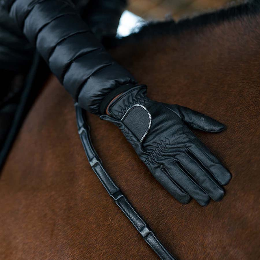 Ridehansker HS Winter Touch Svart