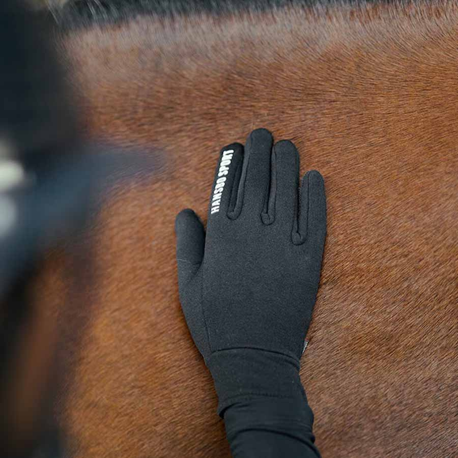 Ridehansker HS Polar Touch Svart