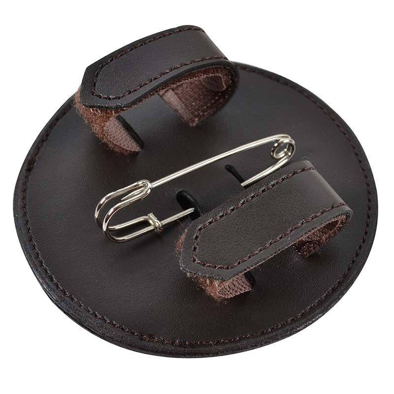 Nummerlapp HS Vegan Leather 2-pk Brun