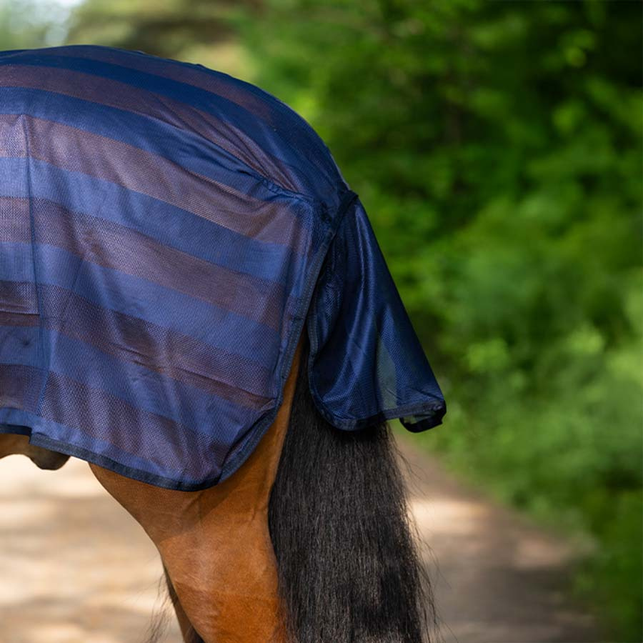 Flueridedekken HS Mesh Marineblå