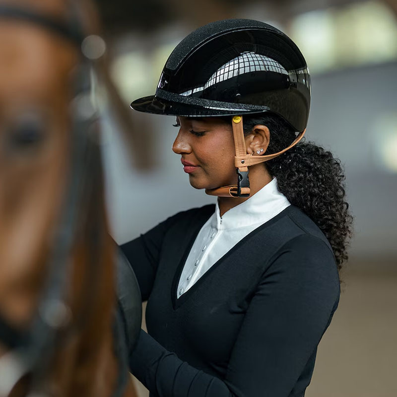 Ridehjelm HS MIPS Vision Shiny Star Svart